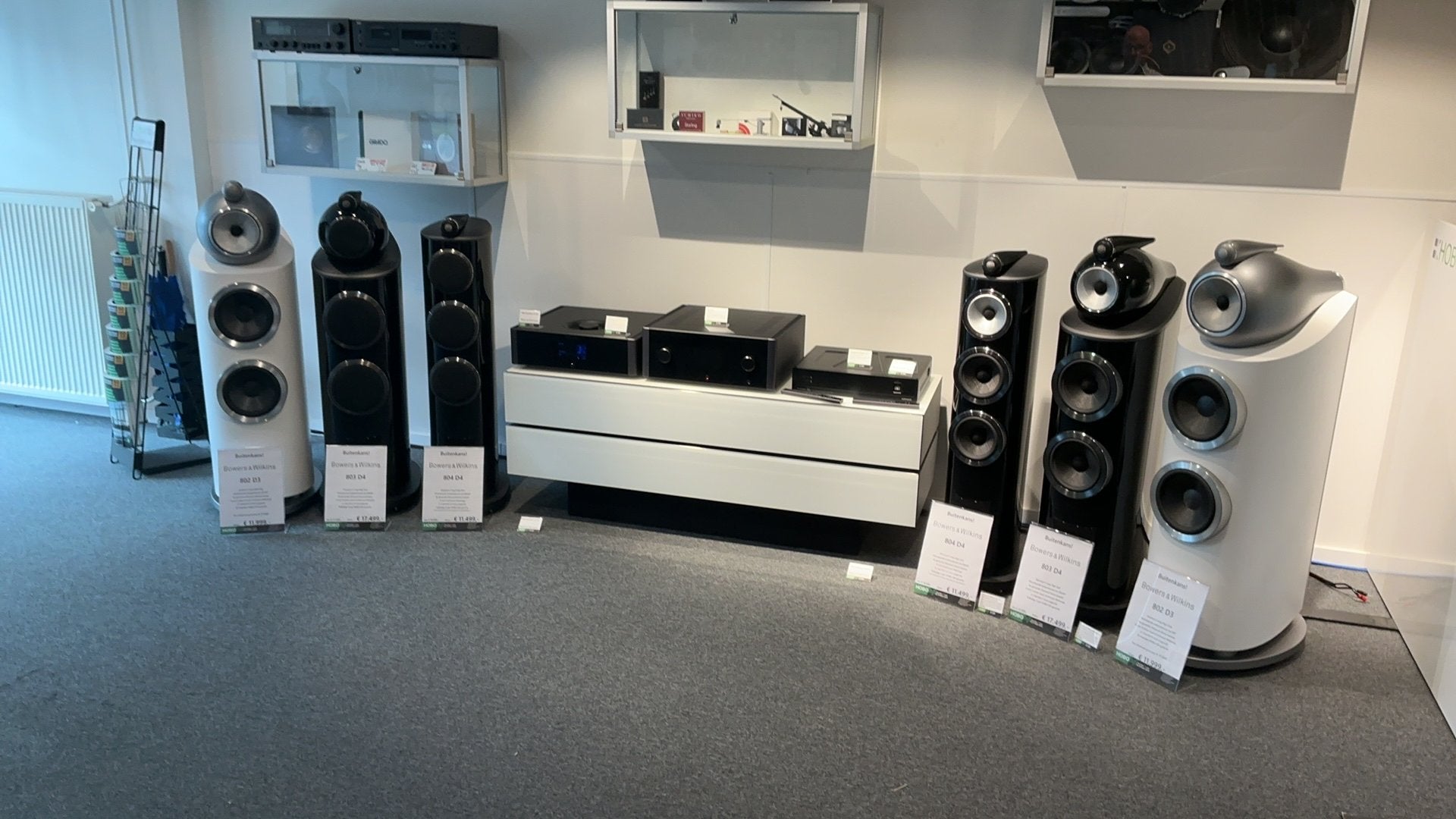 Bowers & Wilkins 802D3 in nieuwstaat, Ophalen, Zo goed als nieuw, Bowers & Wilkins (B&W)