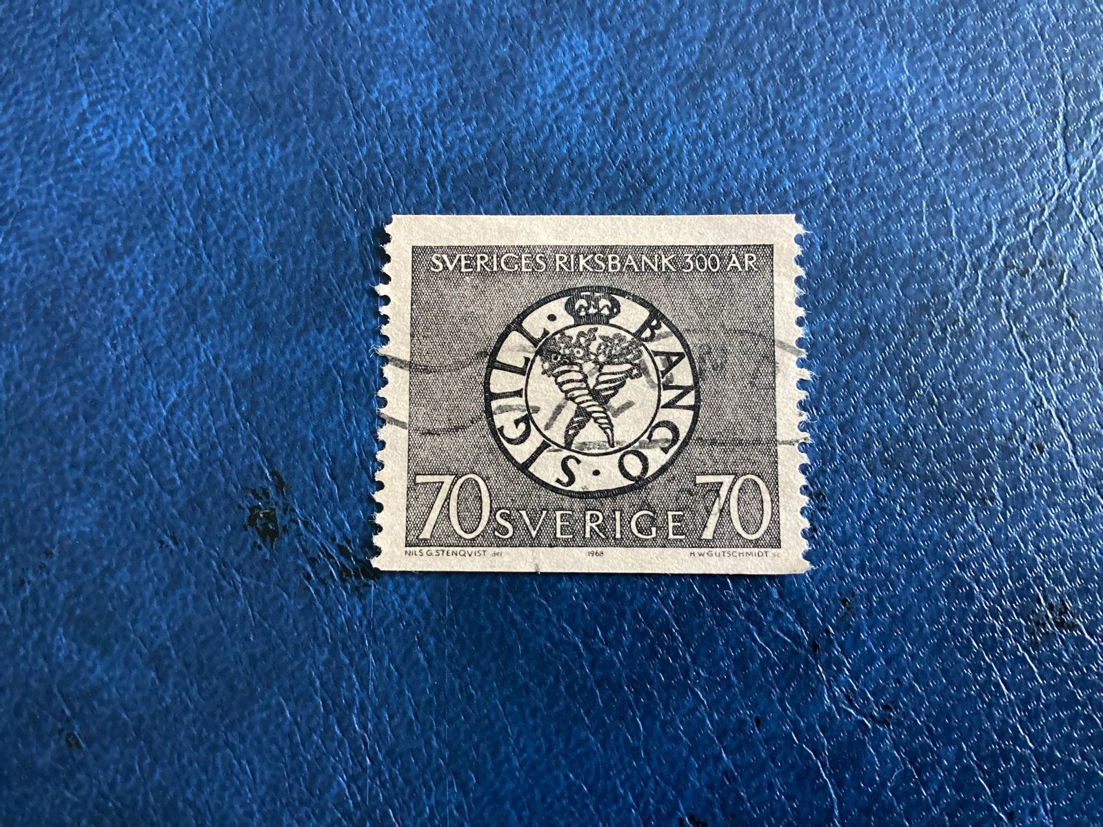 Zweden 1968- Mi.604- Sveriges Riksbank 300 Jaar (1968), Ophalen of Verzenden, Overige landen, Gestempeld