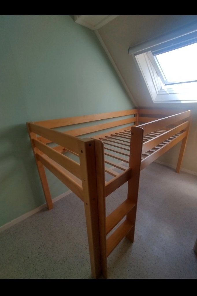 Hoogslaper, Ophalen, Gebruikt, Eenpersoons, Minder dan 160 cm