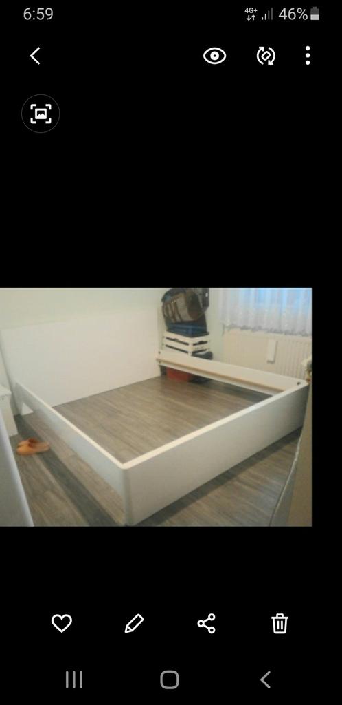 LEDIKANT MET COMMODE 4LADEN NIEUW, Ophalen, Eenpersoons, Wit, Hout