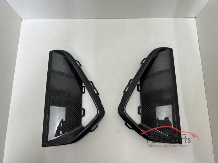 Audi RS3 8Y Facelift Bumper rooster Carbon Links rechts set, Ophalen of Verzenden, Gebruikt, Bumper