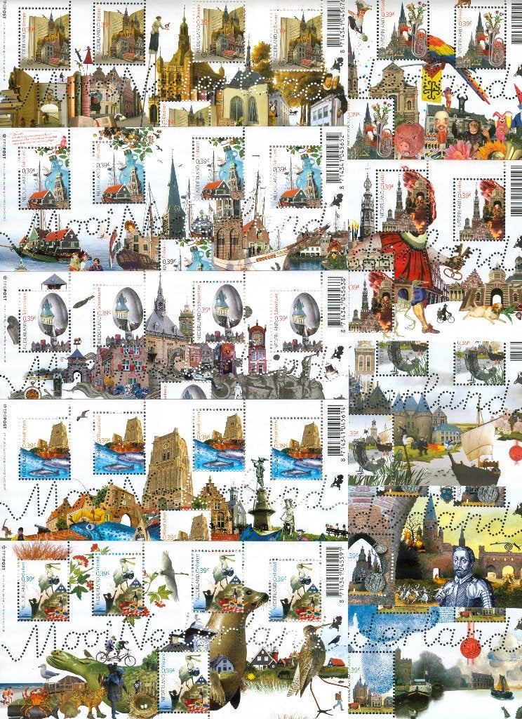 Ned. NVPH 10 velletjes Mooi Nederland 2006, Postzegels en Munten, Postzegels | Nederland, Ophalen of Verzenden, Na 1940, Postfris