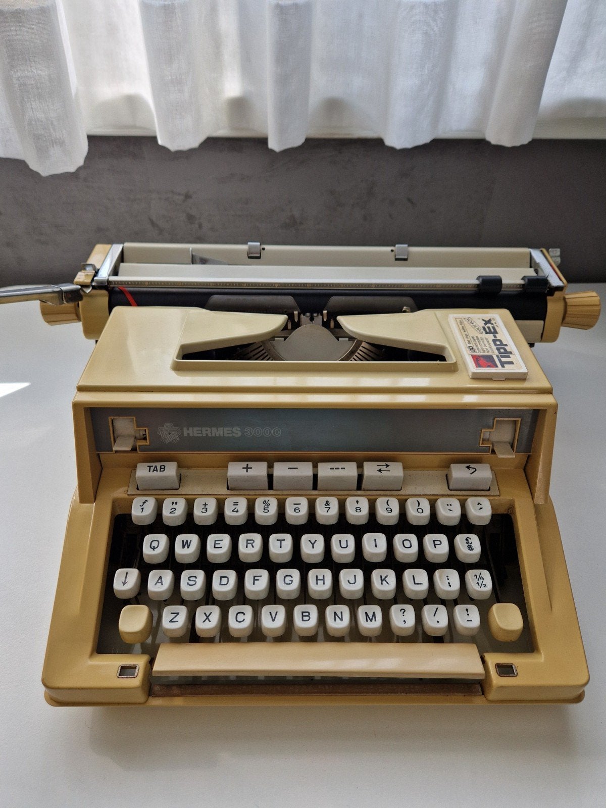 hermes 3000 typemachine schrijfmachine, Ophalen of Verzenden, Gebruikt
