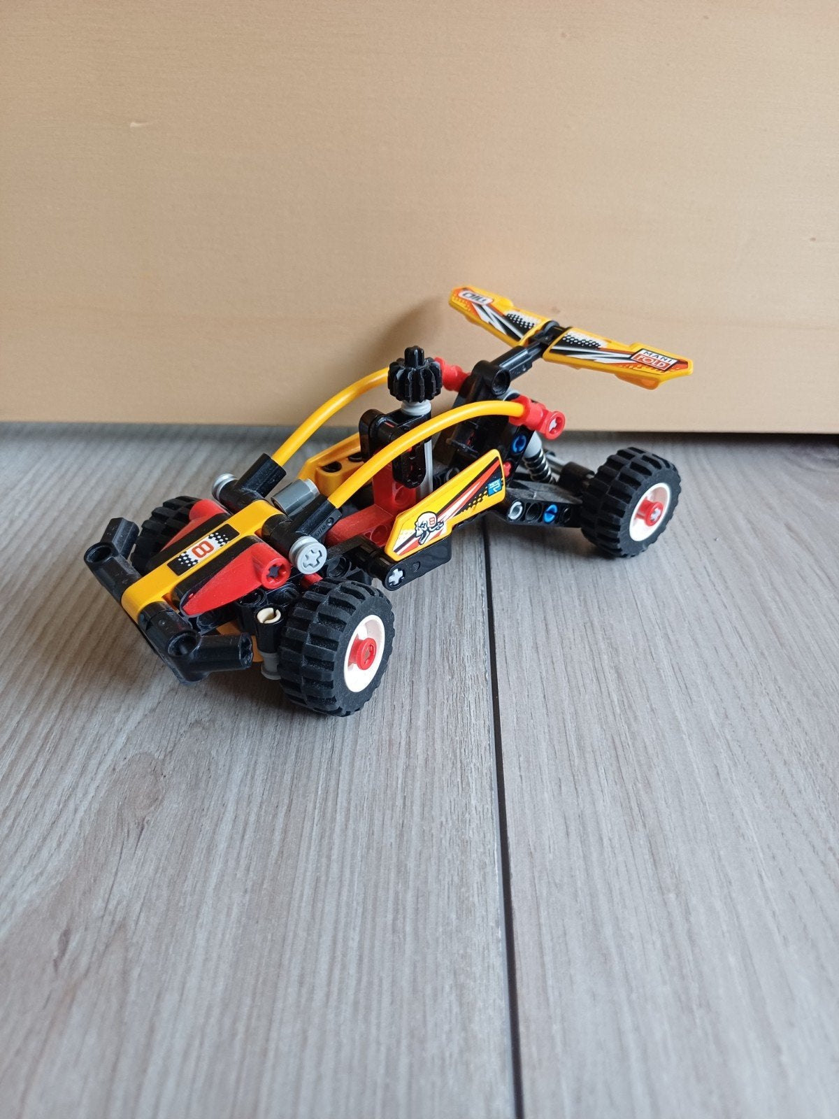 Lego Technic Buggy - Rood/Geel, Ophalen of Verzenden, Gebruikt, Overige merken