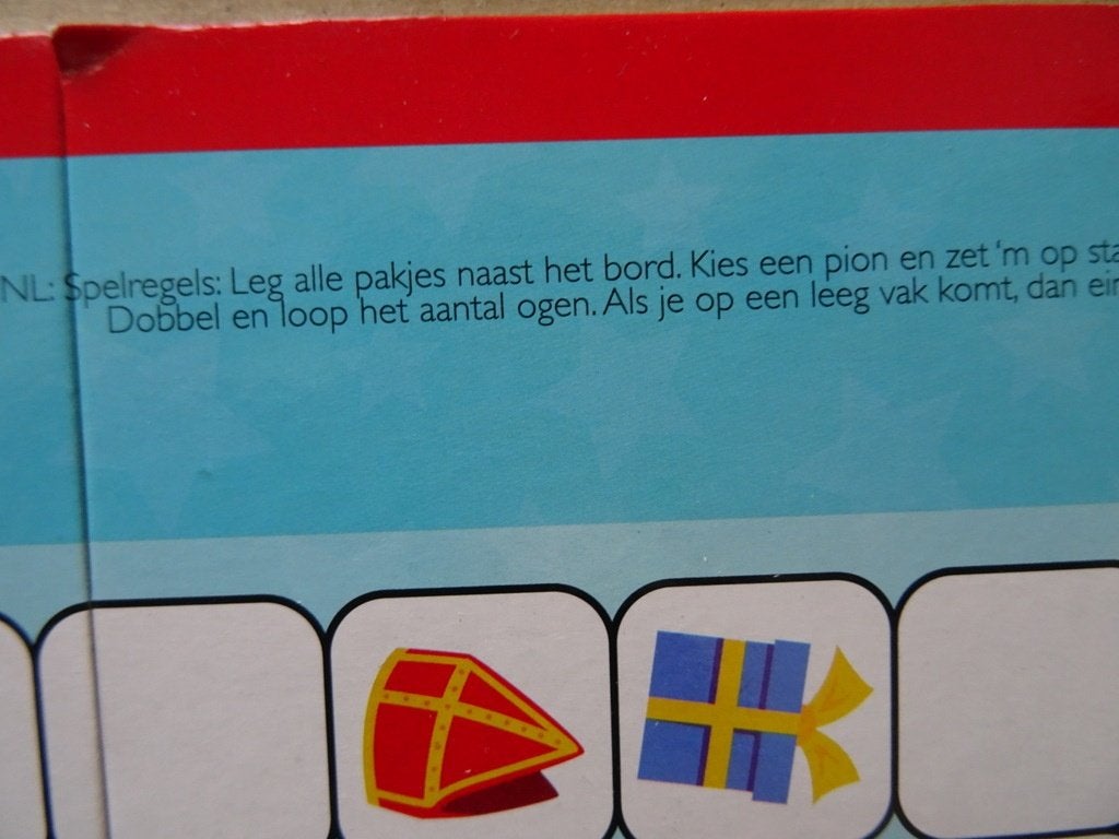 Sinterklaas pakjesspel Toy Universe Sinterklaas spel 2001, Gebruikt, Onbekend, Ophalen of Verzenden, Toy Universe