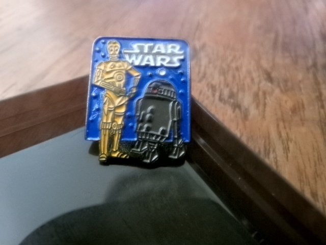 Top - Vintage zeldzame STAR WARS - reversspeld, emaille pin,, Verzamelen, Ophalen of Verzenden, Gebruikt, Overige onderwerpen