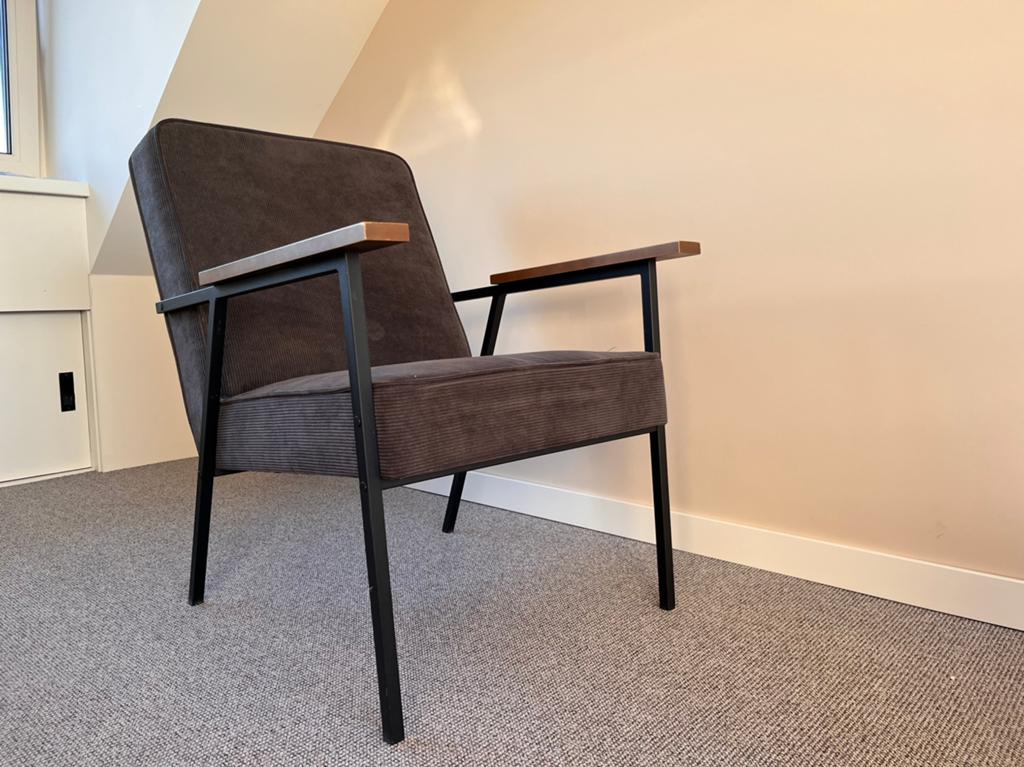 WOOOD Fauteuil Sally, Ophalen, Gebruikt, Blauw, Eén