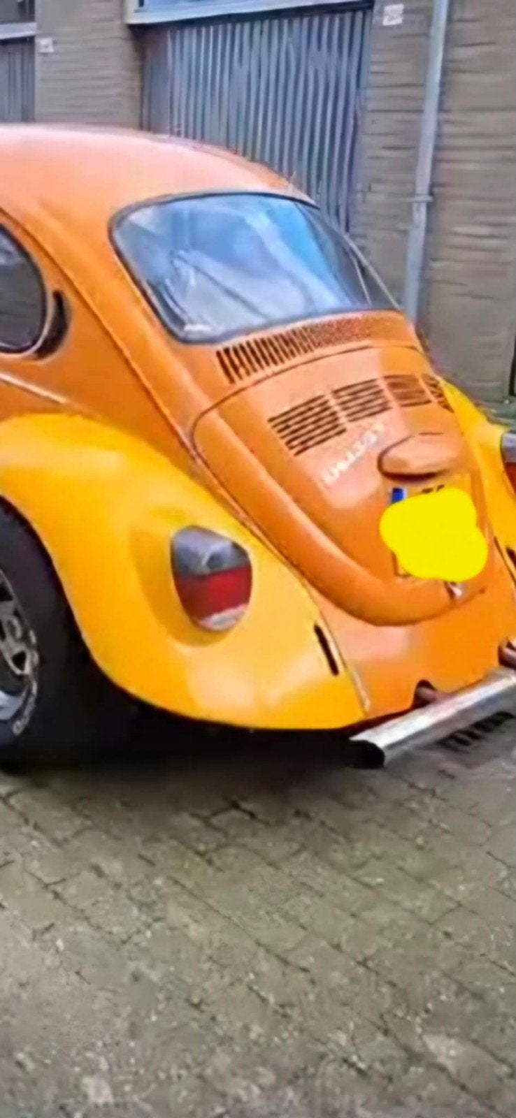 Kever Spatborden Achter Polyester 8cm Verbreed, Auto-onderdelen, Carrosserie en Plaatwerk, Ophalen, Gebruikt, Spatbord, Achter