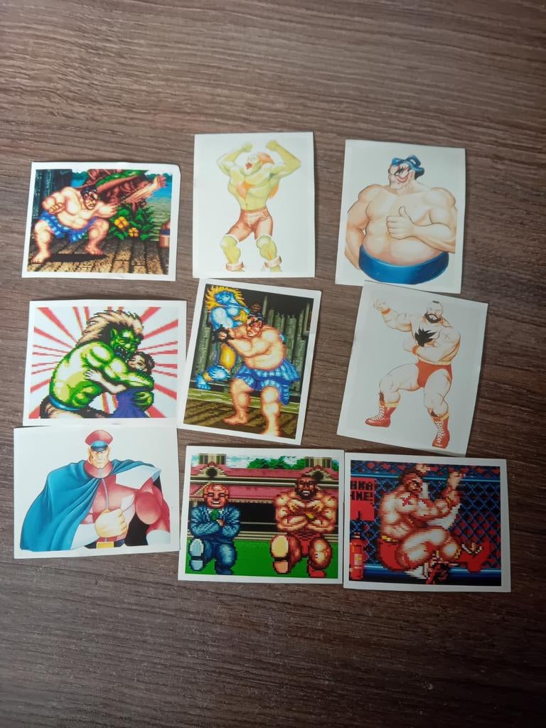 Street Fighter II Merlin Collections Stickers, Verzamelen, Stickers, Ophalen of Verzenden