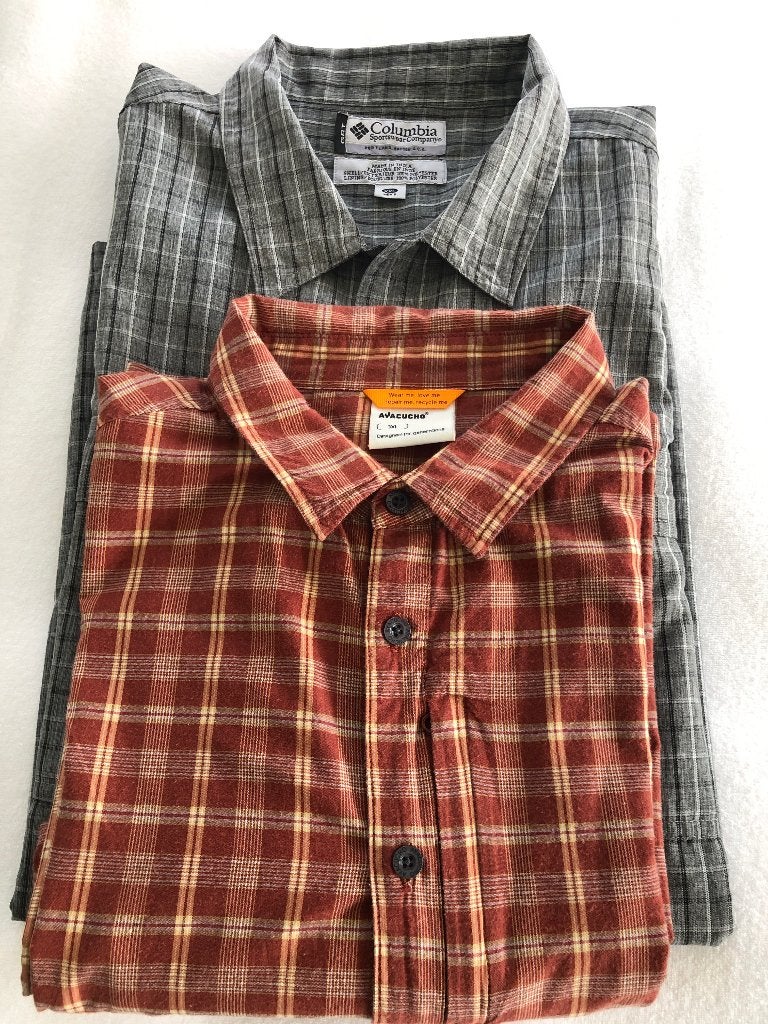 2 HERENHEMDEN COLUMBIA EN AYACUCHO, Kleding | Heren, Overhemden, Verzenden, Nieuw, CULUMBIA EN AYACUCHO, Overige halswijdtes