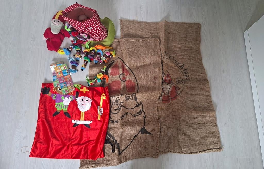 Sinterklaas spullen - Deco en zakken, Ophalen of Verzenden, Gebruikt