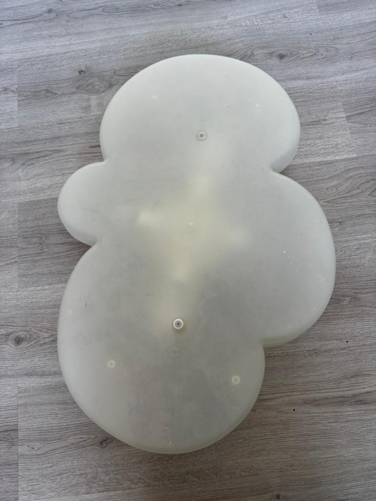 Wolken plafondlamp, Ophalen of Verzenden, Gebruikt, Kunststof