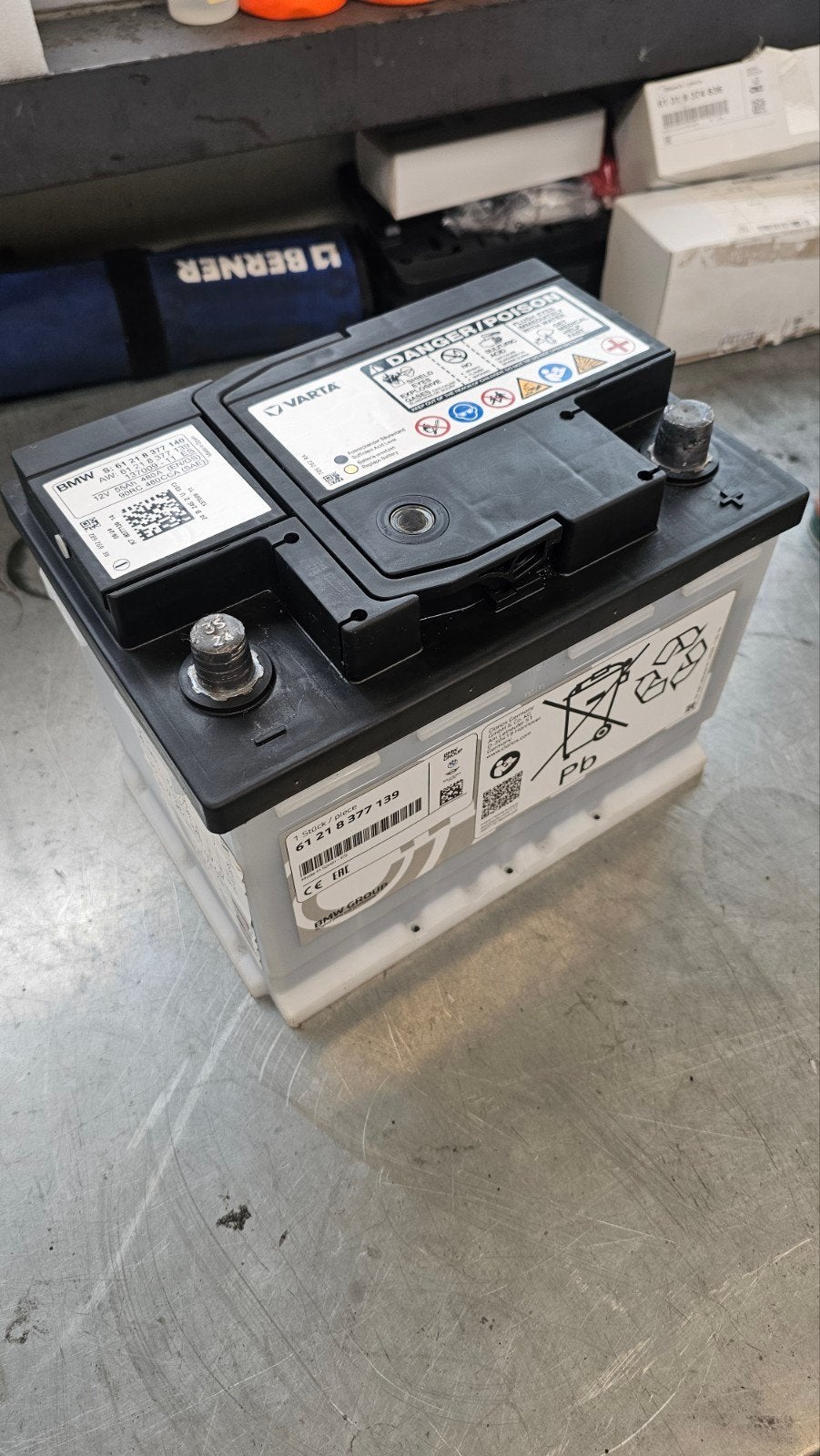 Originele BMW Accu 61 21 8 377 139 - Z4 en andere modellen, Ophalen of Verzenden, Nieuw, Mini