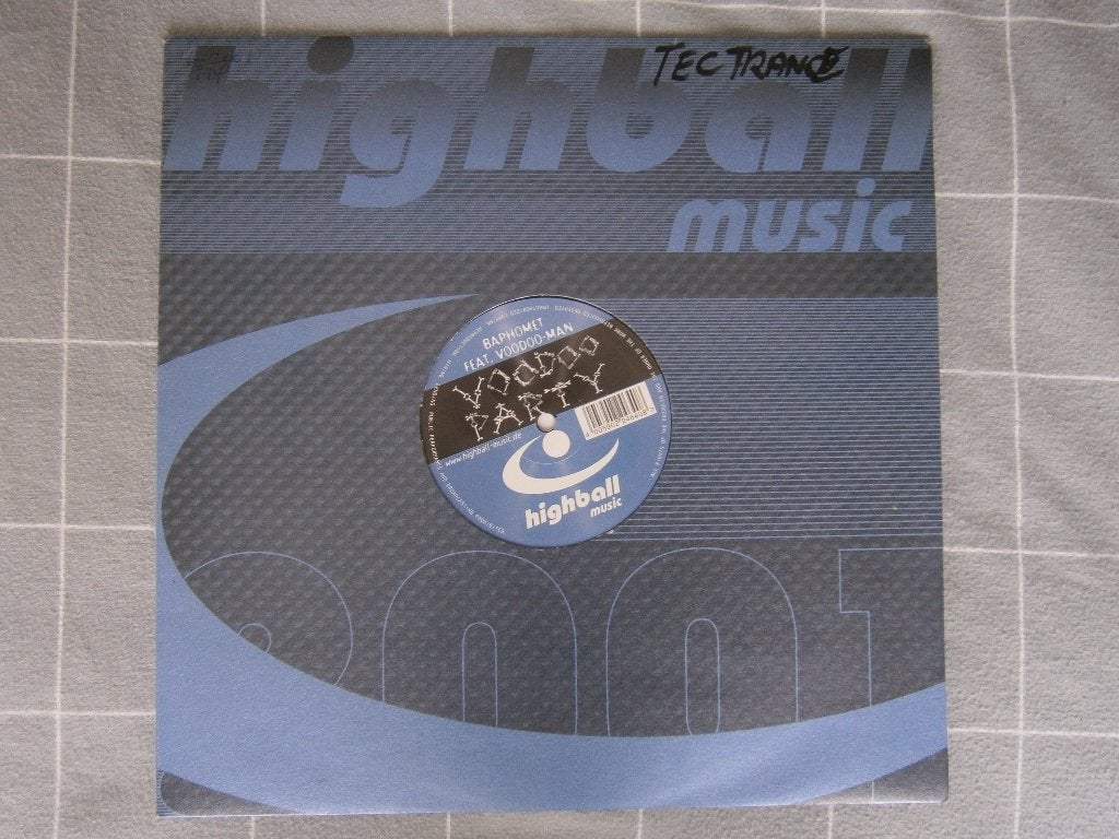 Baphomet feat. Voodoo-Man – Voodoo Party. 2000. Tech, Techno, Cd's en Dvd's, Vinyl | Dance en House, Ophalen, Inclusief binnenhoes