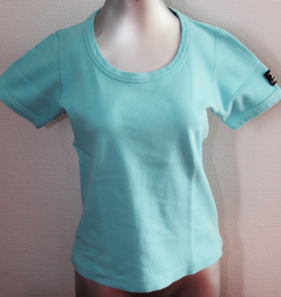 NIEUW Aqua-kleurig Forecast shirt. Maat S, Kleding | Dames, Blauw, Forecast, Nieuw, Ophalen of Verzenden