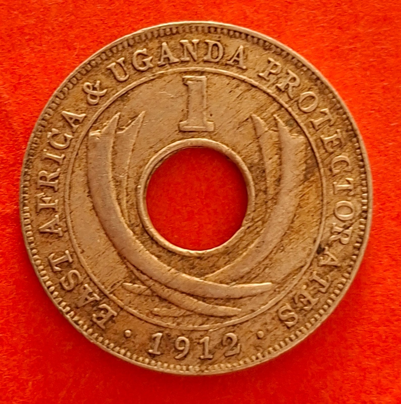 British East Africa & Uganda 1912 | 1 Cent, Ophalen of Verzenden, Overige landen, Losse munt