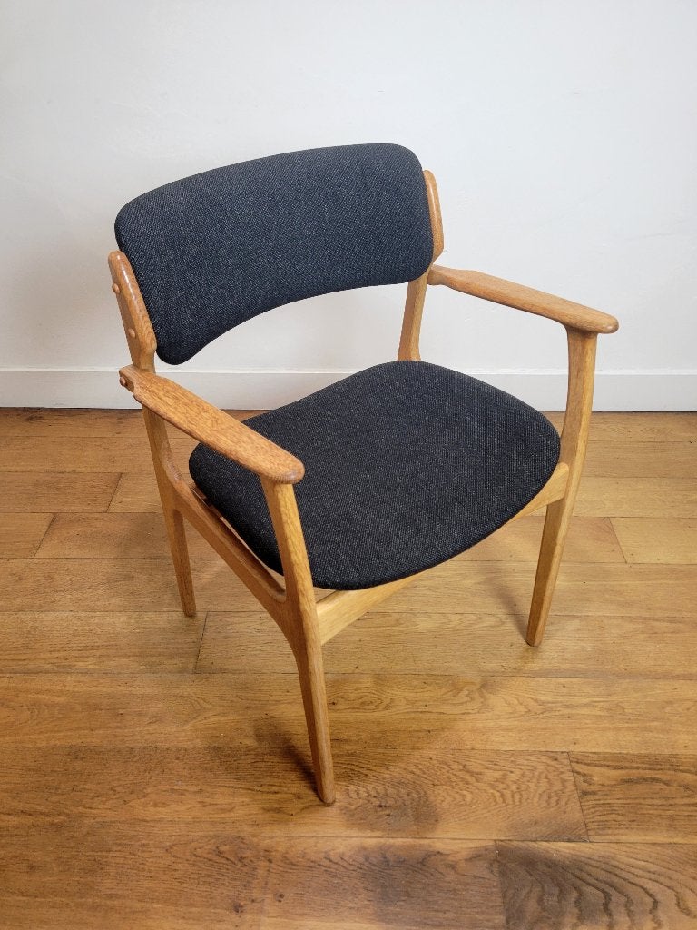Vintage stoel van Erik Buch, model 50, Huis en Inrichting, Stoelen, Ophalen, Vintage design, Mid Centruy Modern, Deens design
