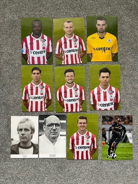 10x zeer oude voetbal spelers kaarten/foto's Sparta uniek, Verzamelen, Verzenden, Zo goed als nieuw, Sparta, Spelerskaart