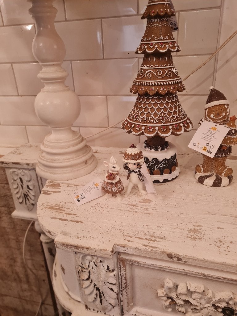 Nieuwe kerstboompjes gingerbread p/st 34.95 foto 1 t/m 3, Diversen, Heikant 21 Kaatsheuvel, Belle Vieille Brocante, Nieuw, Ophalen of Verzenden