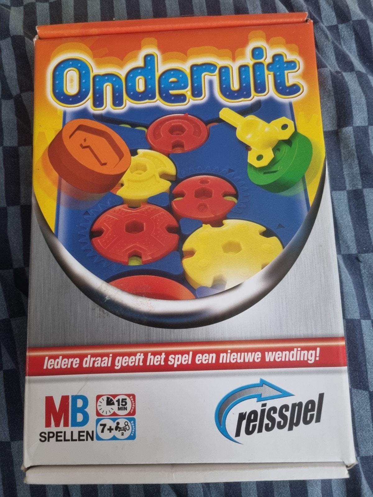 Onderuit - Reiseditie, Een of twee spelers, Ophalen of Verzenden, Zo goed als nieuw, MB Spellen