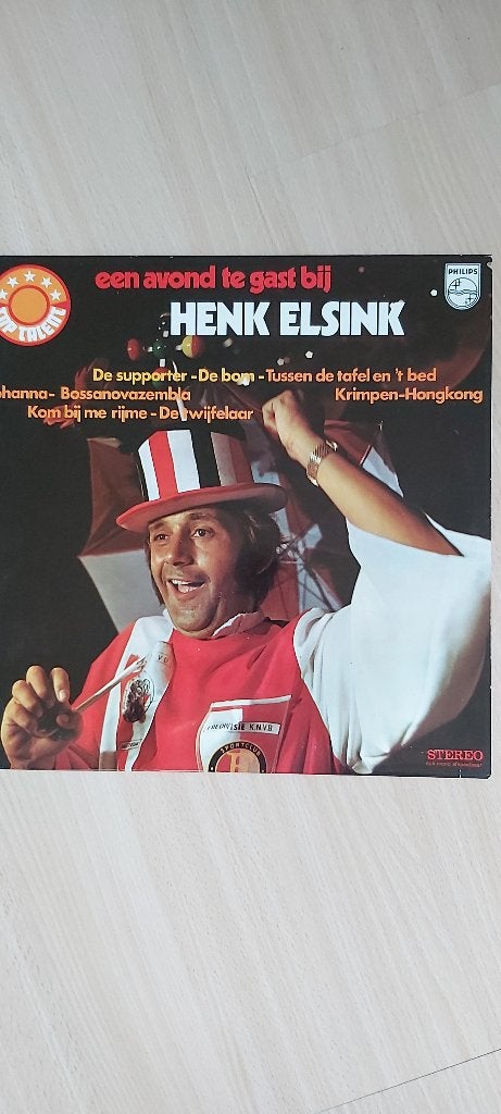 Henk Elsink Een avond te gast bij LP, LP, Fotohoes, Cabaret of Kleinkunst, Ophalen of Verzenden