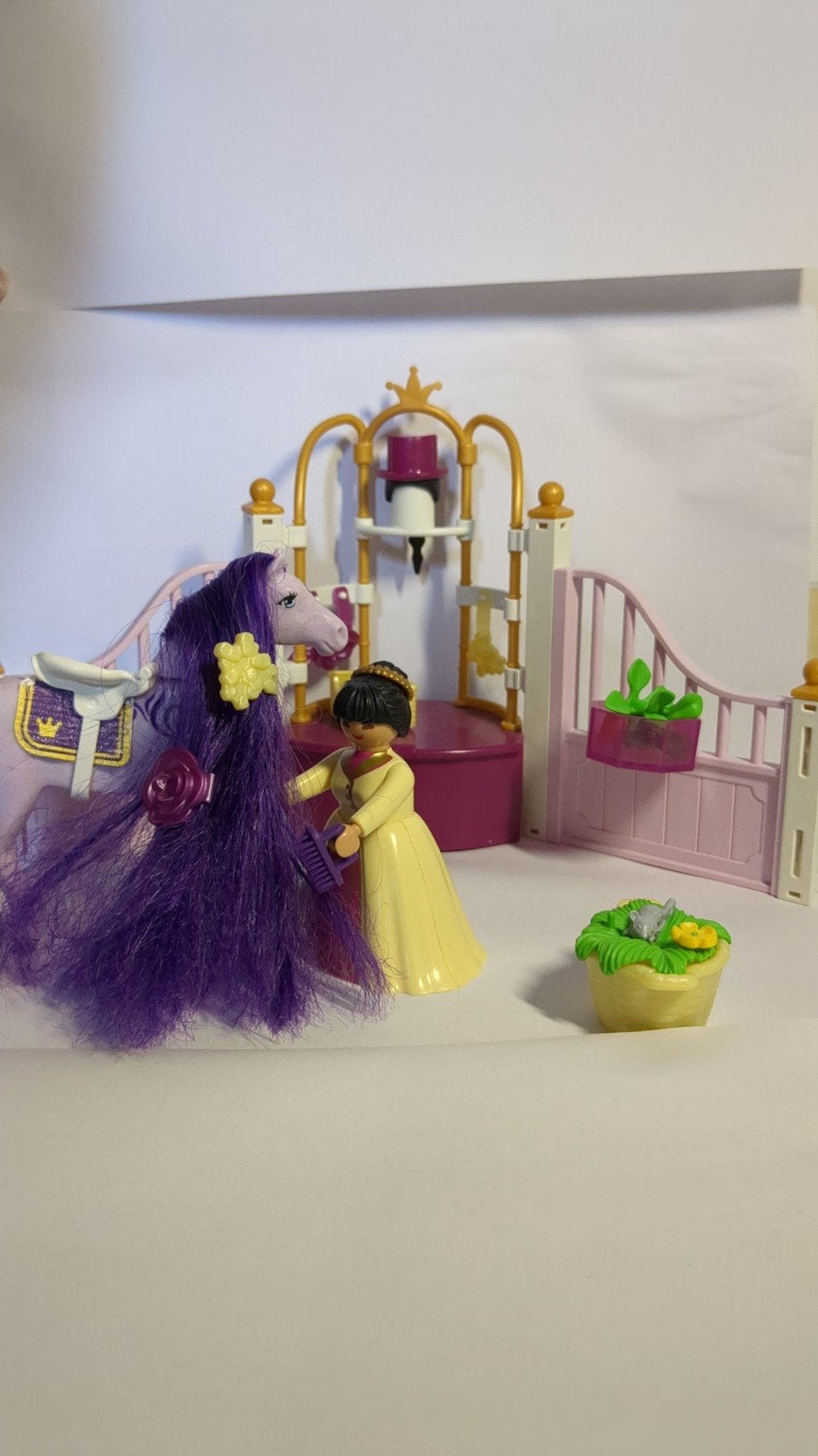 Playmobil Prinsessen Manege met Paard en Figuur, Ophalen, Complete set, Overige typen, Zo goed als nieuw