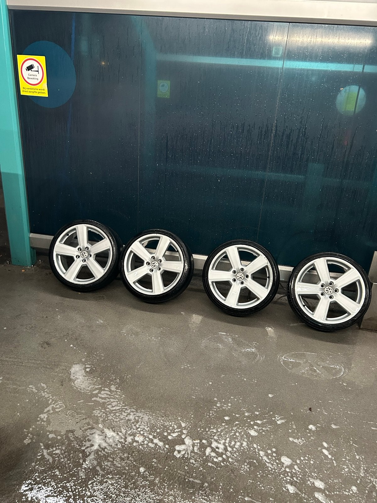 RS6 C5 Velgenset - 19 inch - 5x112, Gebruikt, Banden en Velgen, 235 mm, Personenwagen