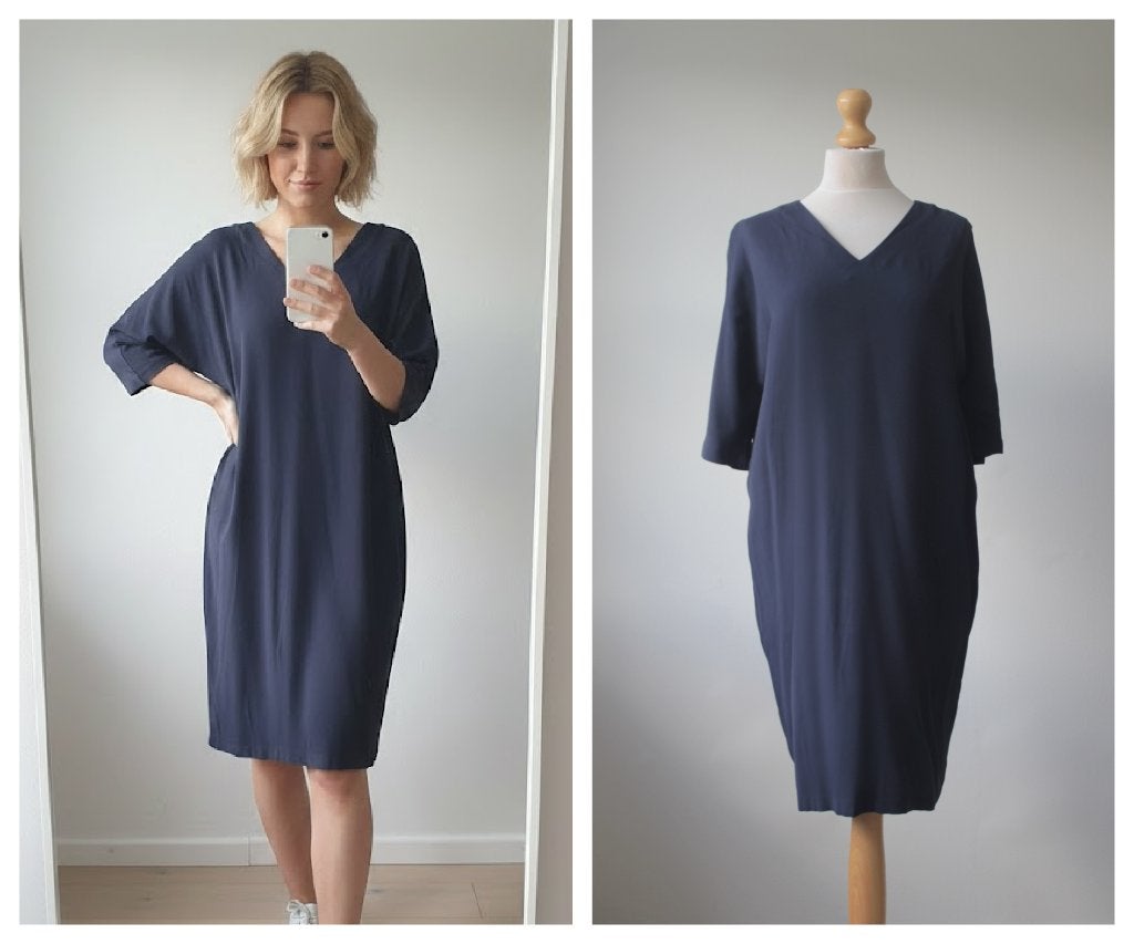 Dante 6 - prachtige dante6 jurk / blauw / maat L, Kleding | Dames, Dante 6, Maat 42/44 (L), Zo goed als nieuw, Boven de knie