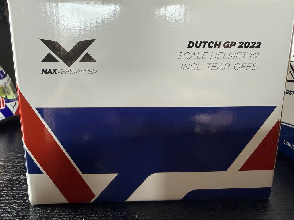 Max Verstappen Schaalmodel Helm Dutch GP 2022, Ophalen, Zo goed als nieuw, Formule 1