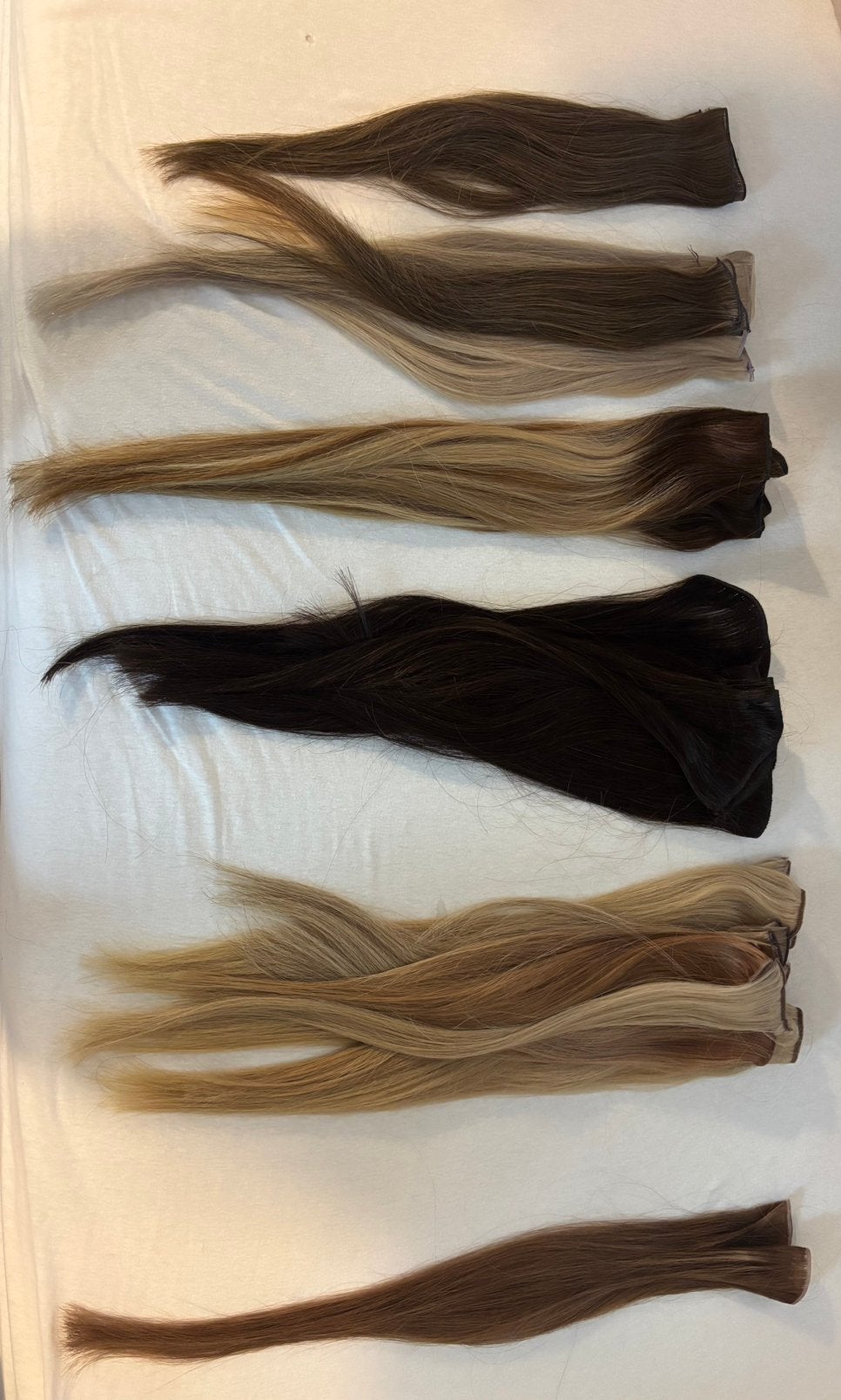 Real human hair extensions, Ophalen of Verzenden, Zo goed als nieuw, Pruik of Haarverlenging