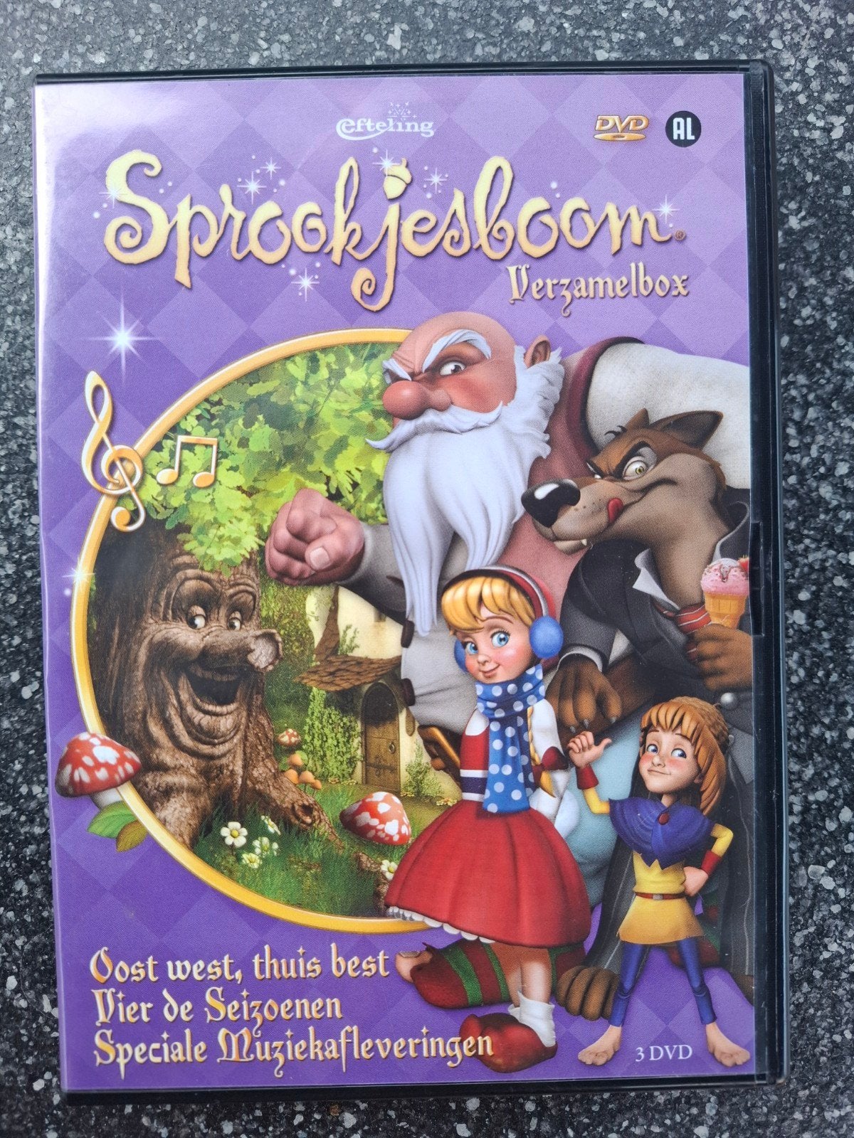 De Sprookjesboom Verzamelbox - 3 DVD's Efteling, Gebruikt, Verzamelbox, Verzenden, Alle leeftijden