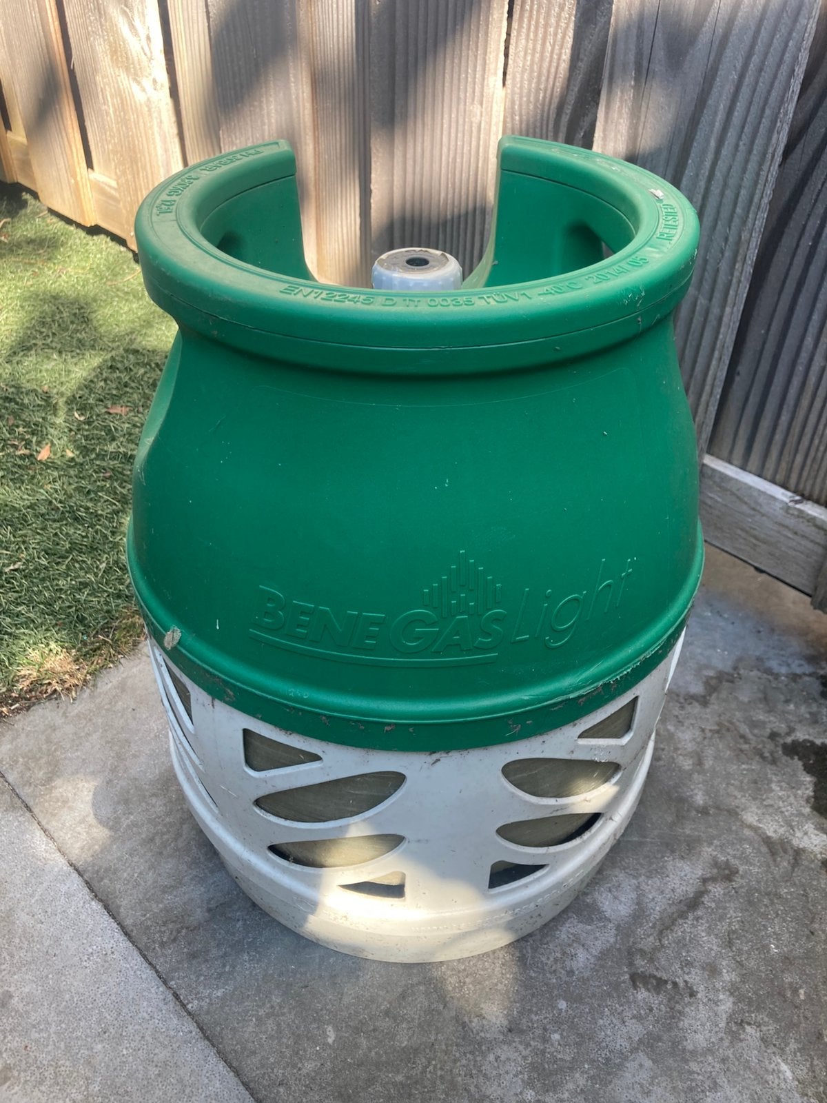 Benegas light 5kg gasfles met gas, Ophalen, Gebruikt