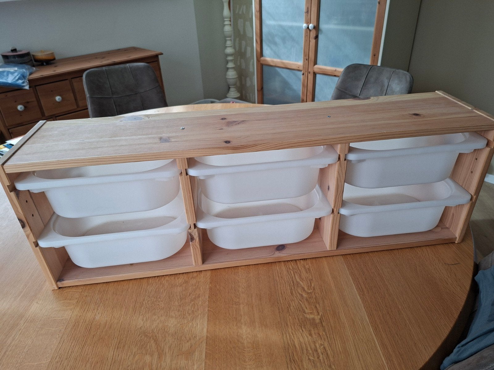 IKEA Trofast opbergsysteem met 6 bakken, Minder dan 90 cm, Gebruikt, Kast, Ophalen of Verzenden