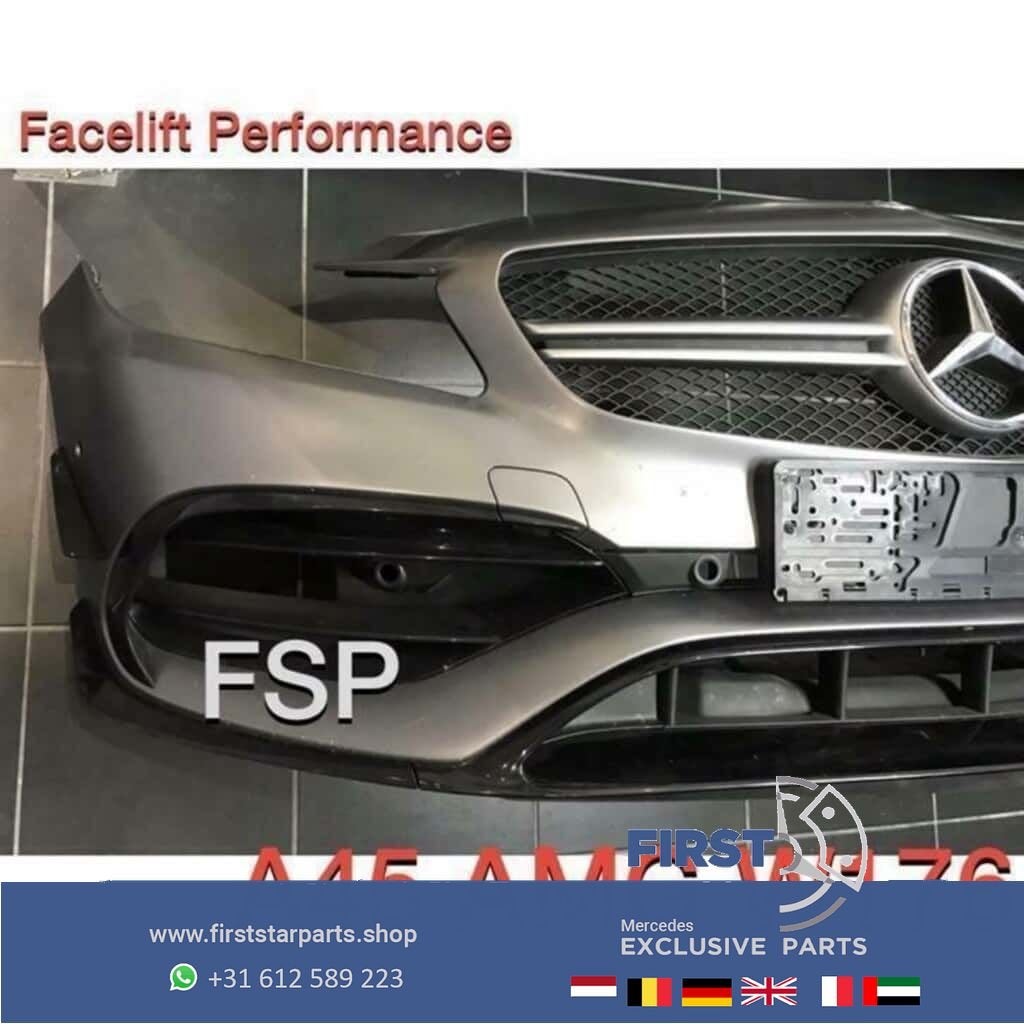 W176 A45 AMG voorbumper Mercedes A Klasse 45 bumper diverse, Gebruikt, -, Voor, Ophalen of Verzenden