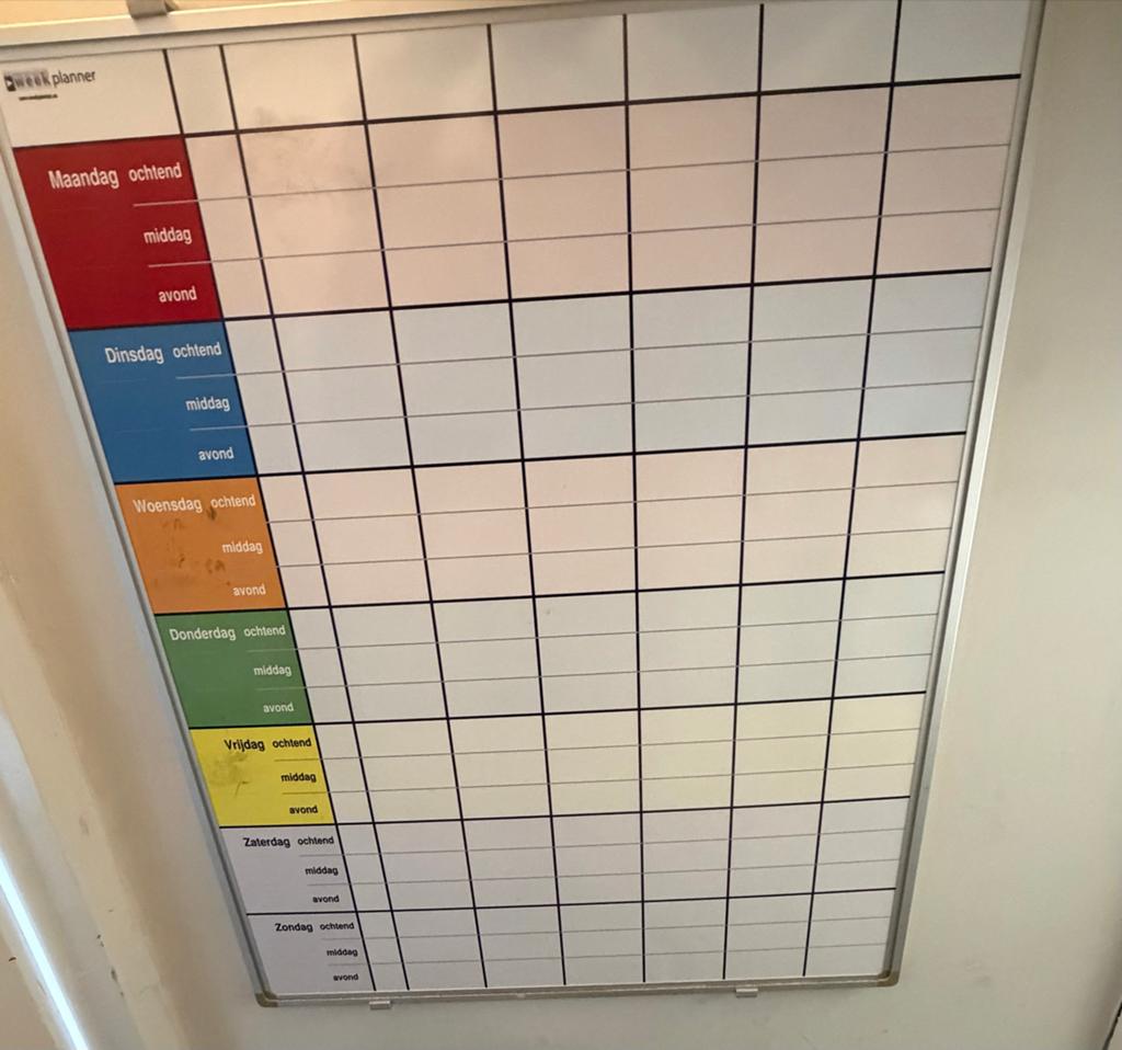 Weekplanner, Ophalen