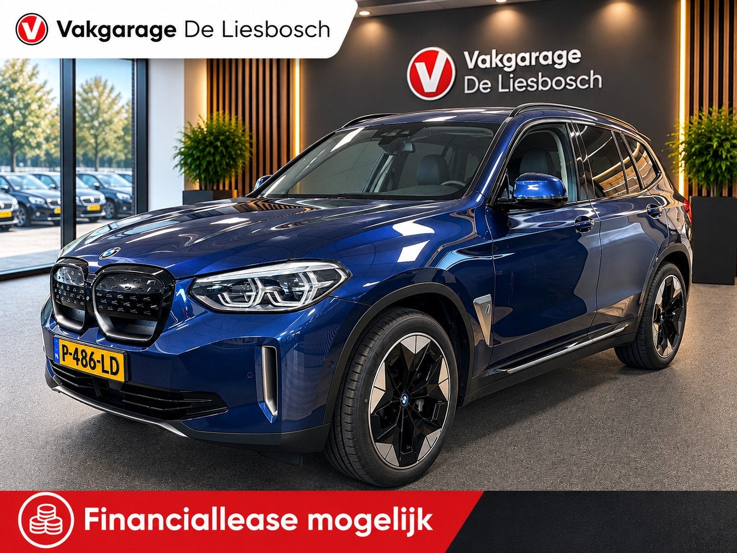 BMW IX3 High Executive 80 kWh / Panoramadak / trekhaak / led, Auto's, Achterwielaandrijving, Gebruikt, Emergency brake assist