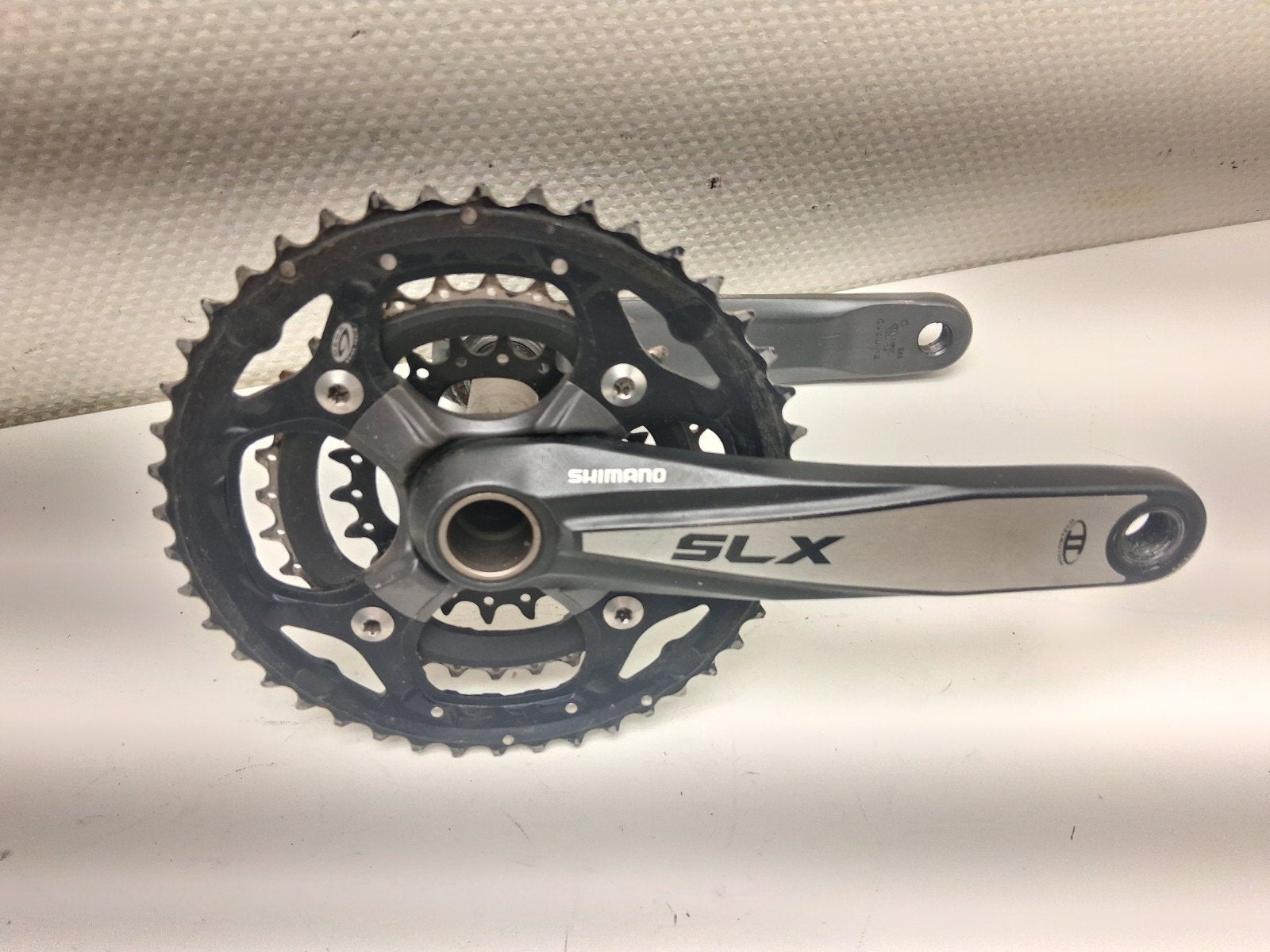 Shimano SLX crankstel, Gebruikt, Gravelbike, Aluminium, Shimano