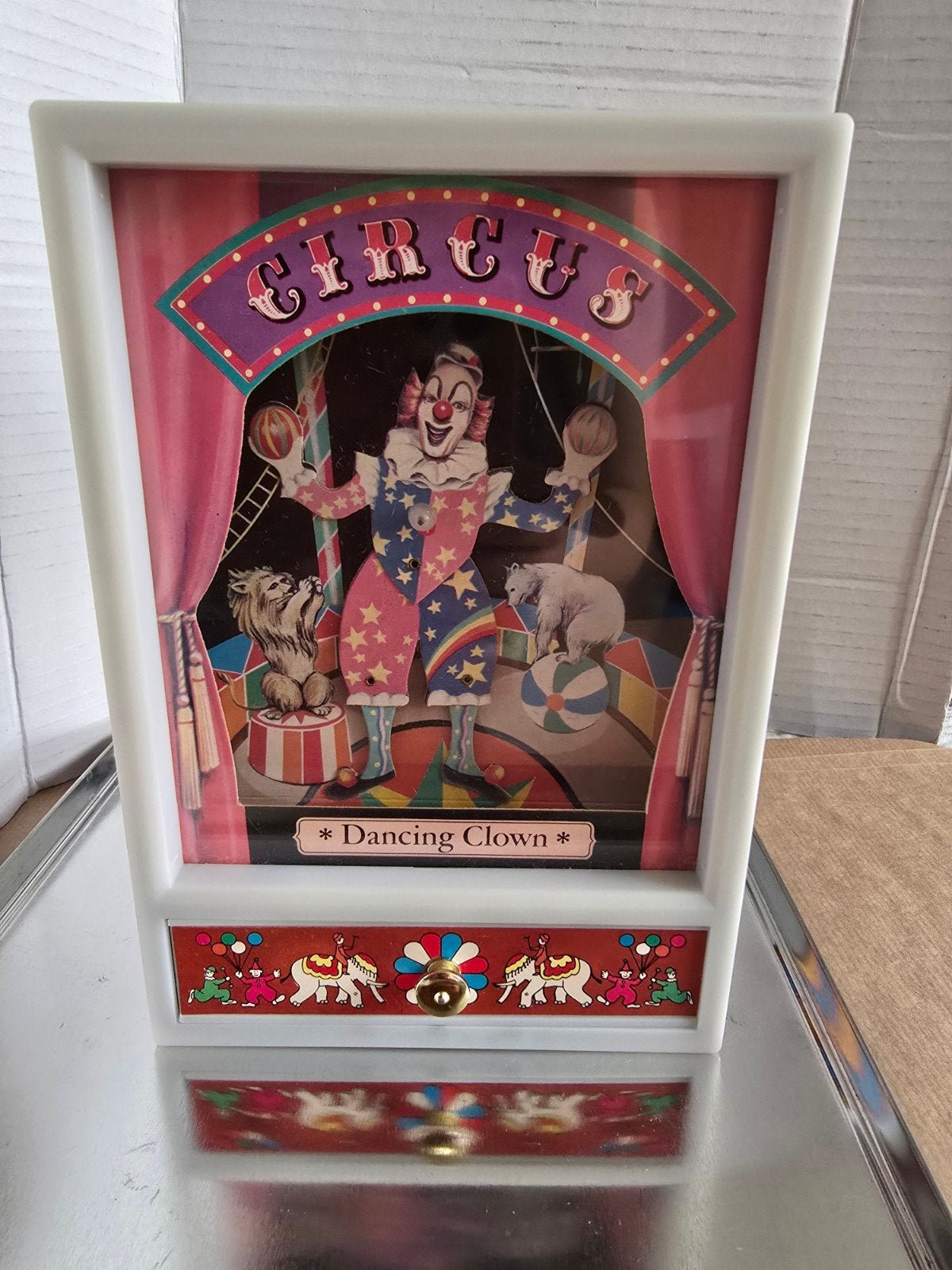 Vintage Yaps "Dancing Clown" muziekdoos te koop, Ophalen of Verzenden, Gebruikt