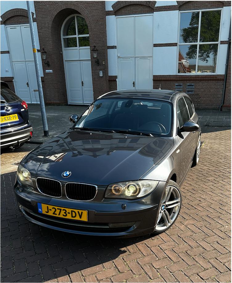 BMW 1-serie 2007 | AUT | 137.000 km | M-pakket details, 1995 cc, Zwart, 4 stoelen, 1200 kg