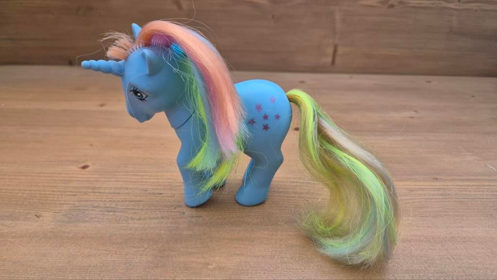 My Little Pony Unicorn (1984) - Blauw met Regenboog, Ophalen