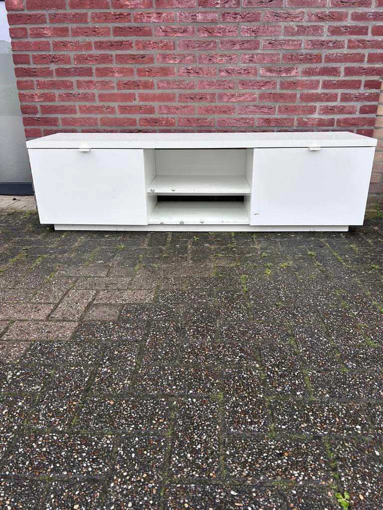 WITTE TV KAST, Ophalen, Gebruikt, 25 tot 50 cm, Minder dan 100 cm