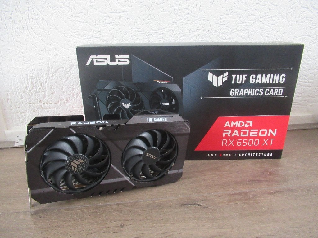 ASUS TUF Radeon RX 6500 XT OC videokaart, Computers en Software, Videokaarten, Zo goed als nieuw, AMD, PCI-Express 4.0, GDDR6