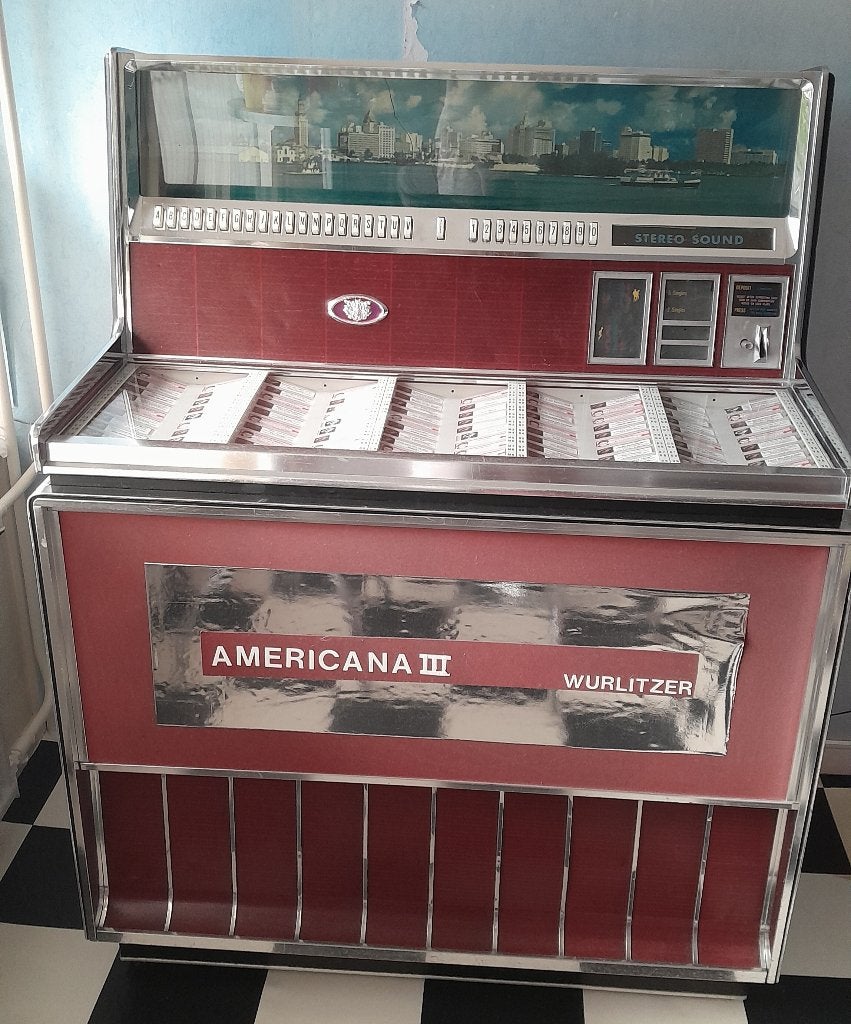 Jukebox Wurlitzer Americana III, Verzamelen, Ophalen, Gebruikt, 1960 tot 1970, Wurlitzer