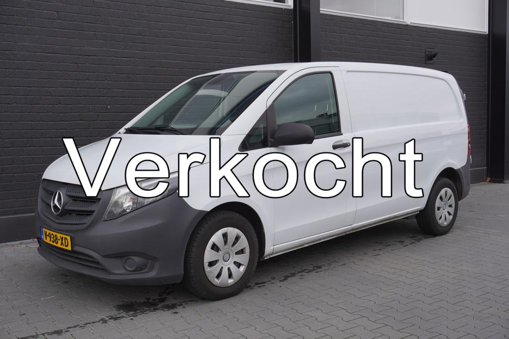 Mercedes-Benz Vito 109 CDI EURO 6 - Airco - Cruise - Camera, Auto's, Voorwielaandrijving, Stof, Gebruikt, Wit
