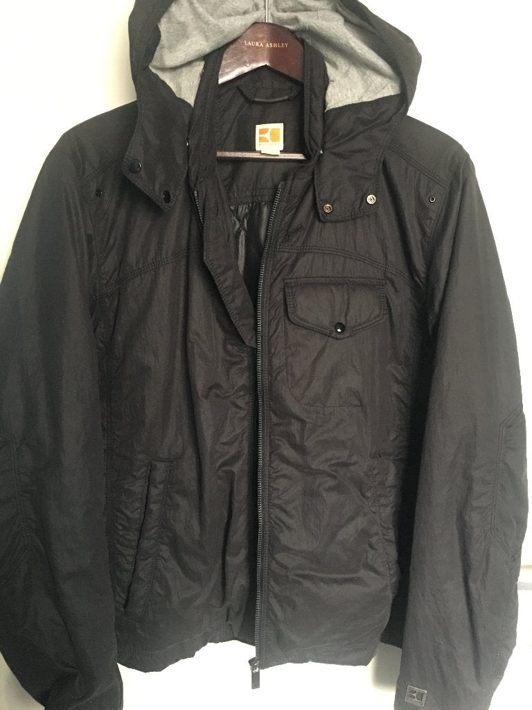 Winterjas, Zwart, Zo goed als nieuw, Hugo Boss, Ophalen