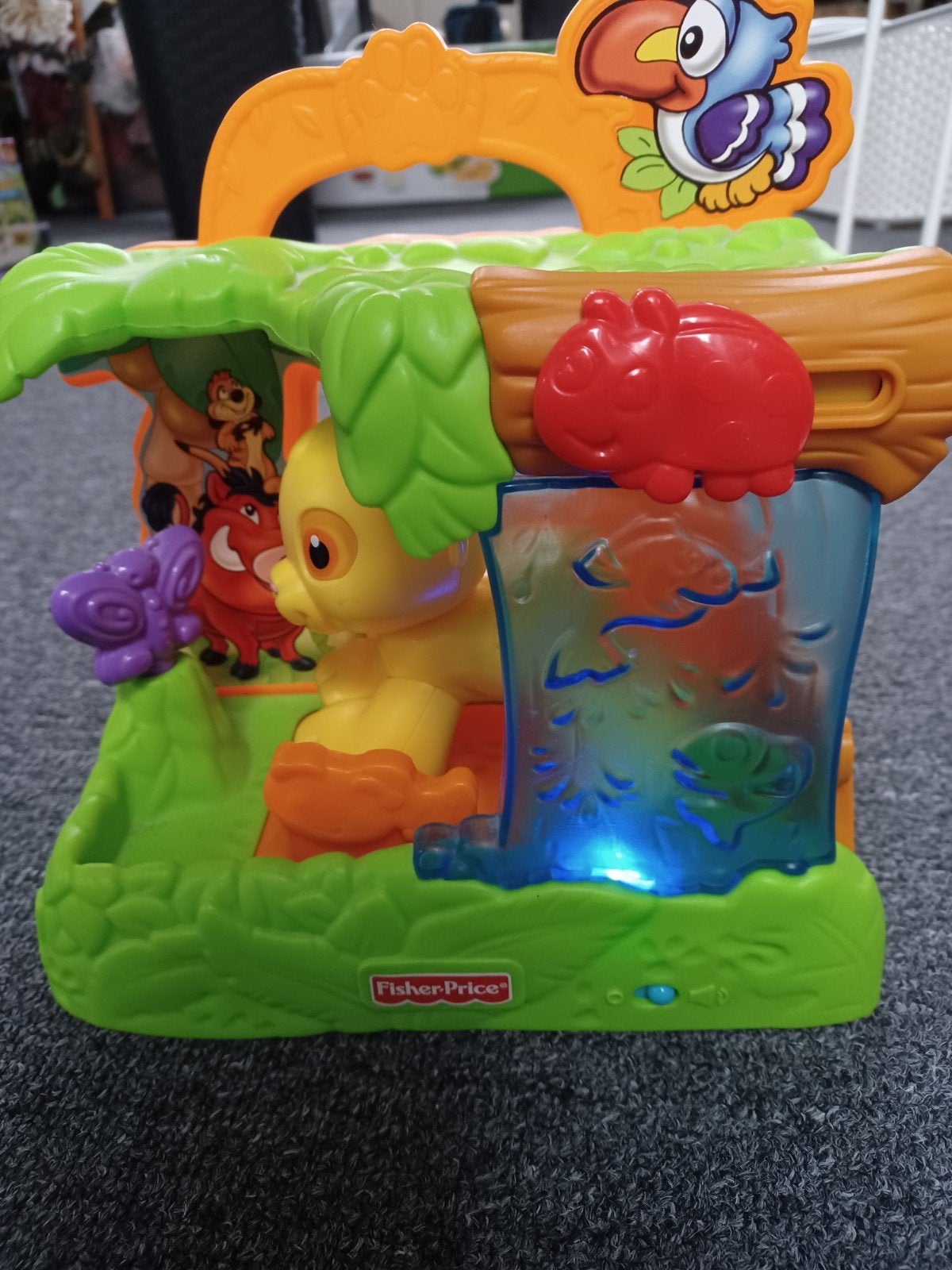 Lion King speelset met licht en geluid, Ophalen of Verzenden, Gebruikt, Speelset, Met licht