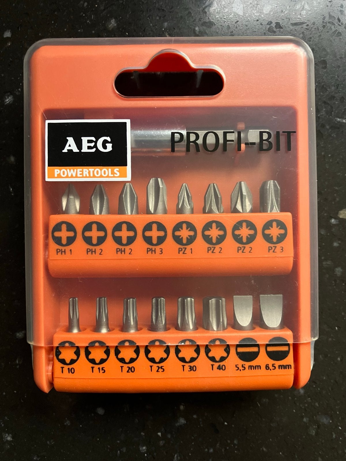 AEG PROFI-BIT Schroevendraaier Bitset - Nieuw, Ophalen of Verzenden, Nieuw