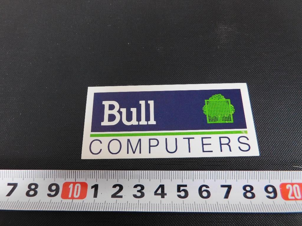 sticker BULL computers, Verzamelen, Stickers, Zo goed als nieuw, Ophalen