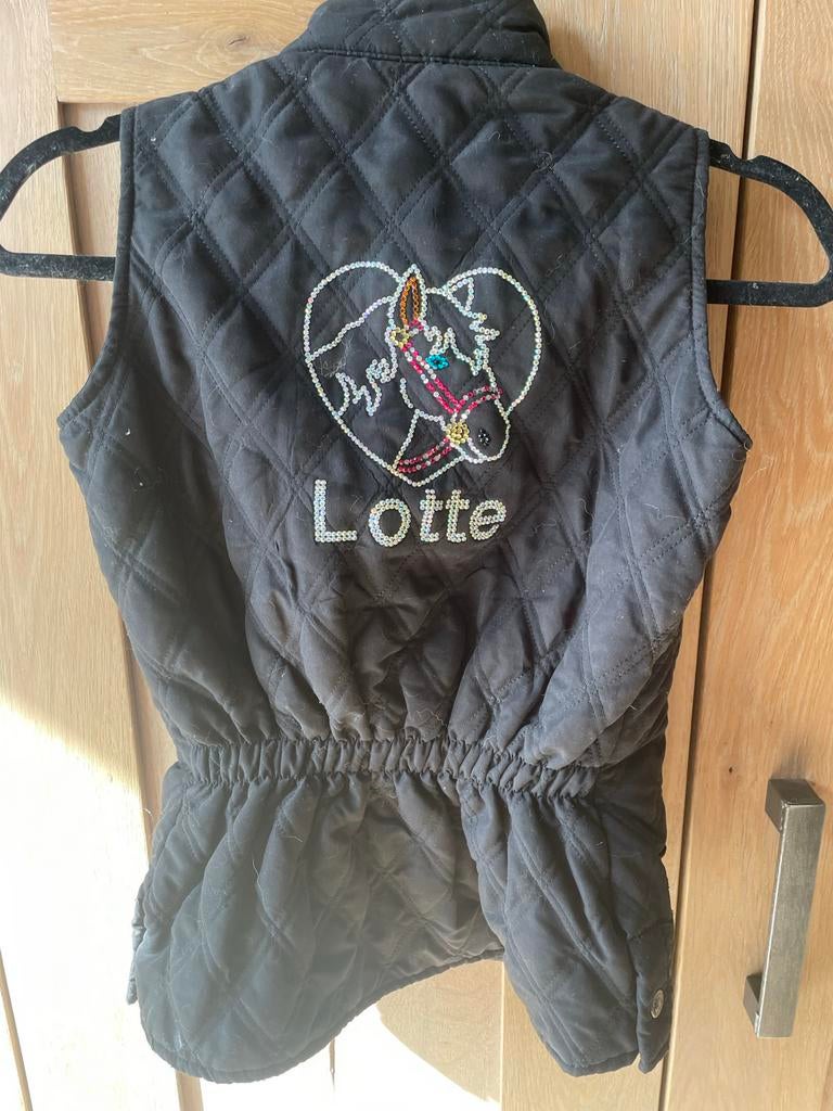 Zwarte bodywarmer Harry's Horse, Ophalen of Verzenden, Gedragen, Maat 34 (XS) of kleiner, Zwart
