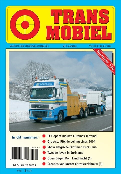 van Transmobiel jaargang 2008: nr. 135, 136, 137, 138, Boeken, Ophalen of Verzenden, Nieuw, Overige merken